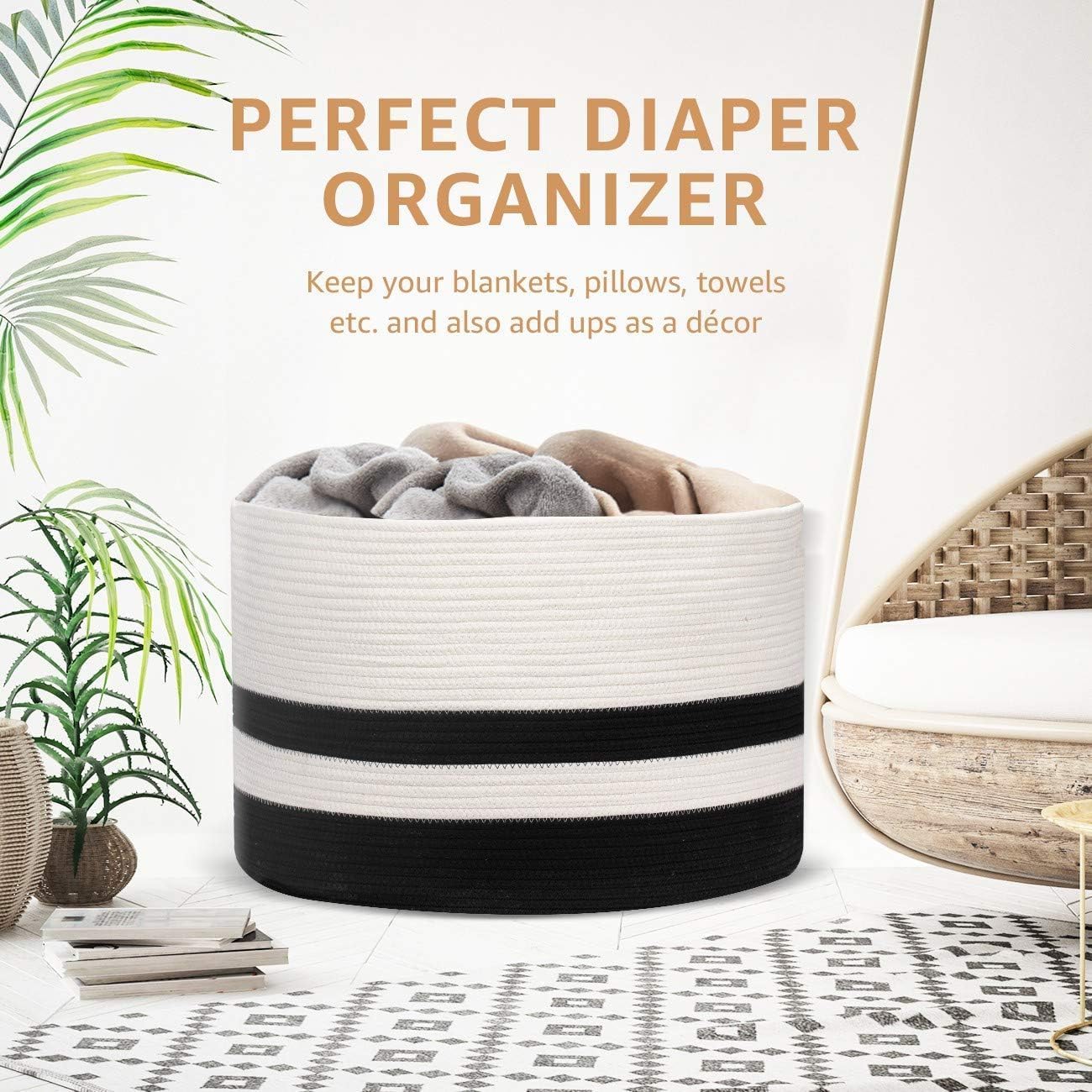 Large Cotton Rope Basket