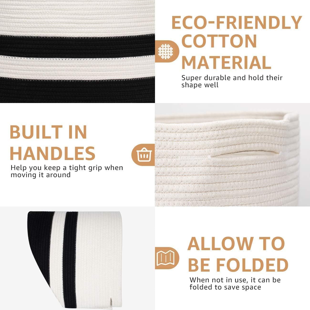 Large Cotton Rope Basket