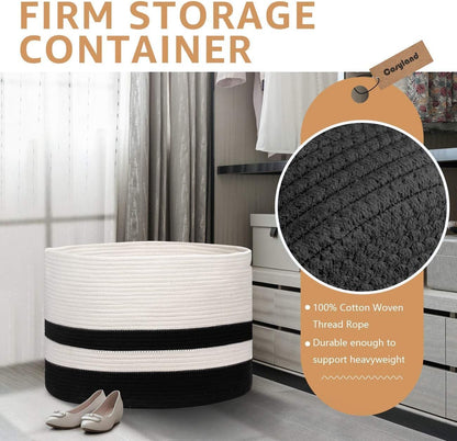 Large Cotton Rope Basket