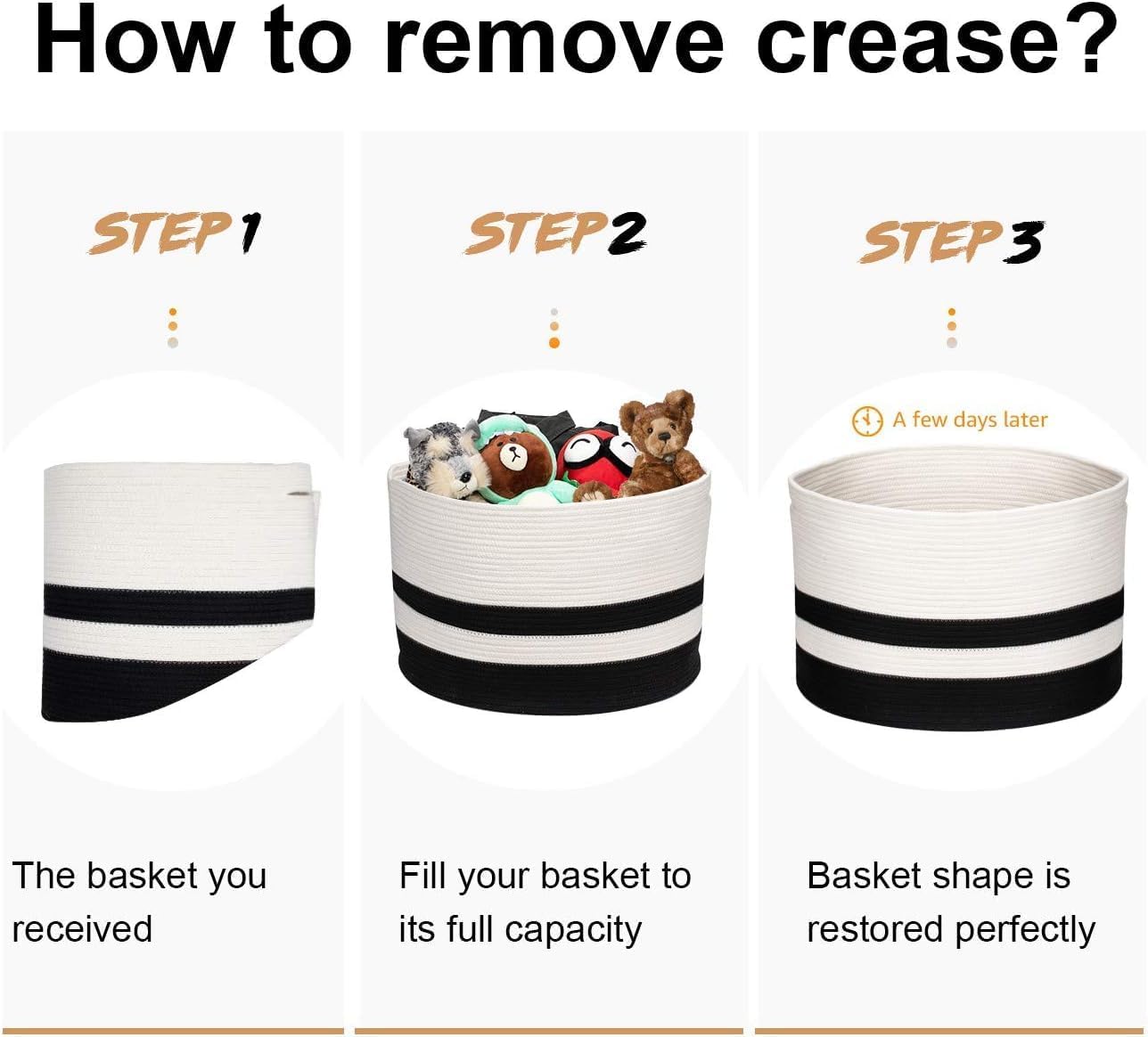 Large Cotton Rope Basket