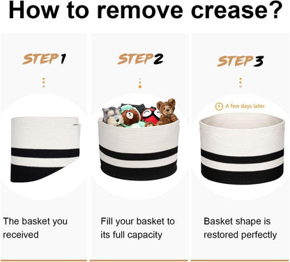 Large Cotton Rope Basket