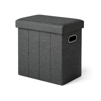 Ottoman with Storage Collapsible Fabric