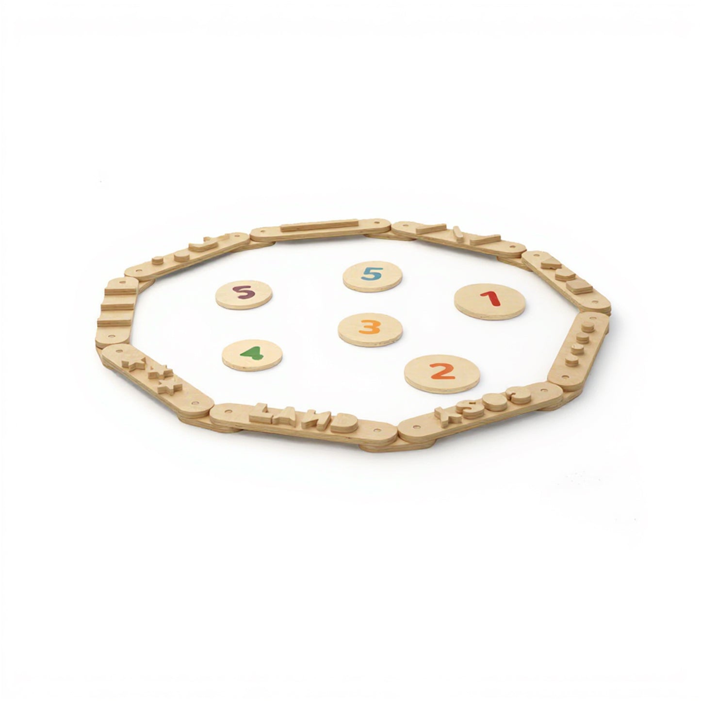 15 PCS Toddler Wooden Balance Beams and Stepping Stones