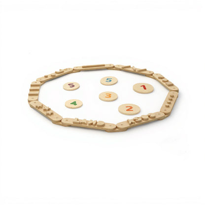 15 PCS Toddler Wooden Balance Beams and Stepping Stones