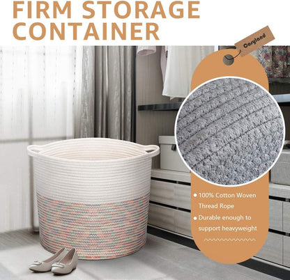 Large Cotton Rope Basket