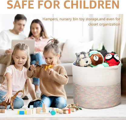 Large Cotton Rope Basket