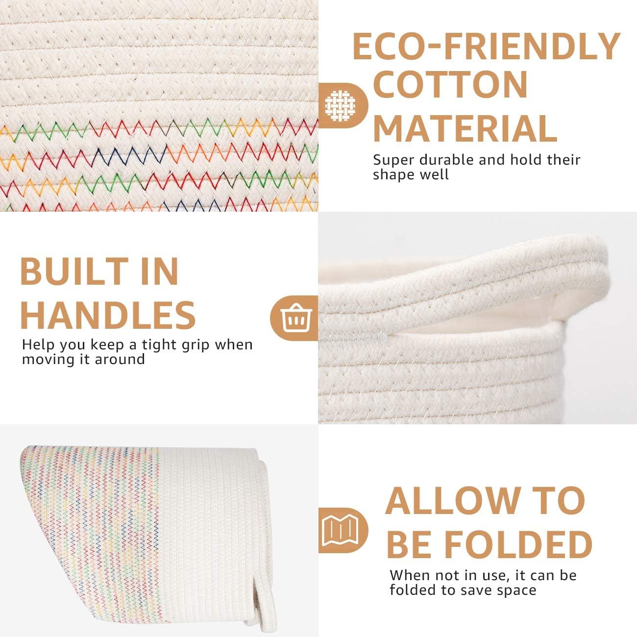 Large Cotton Rope Basket