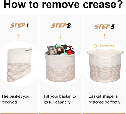 Large Cotton Rope Basket