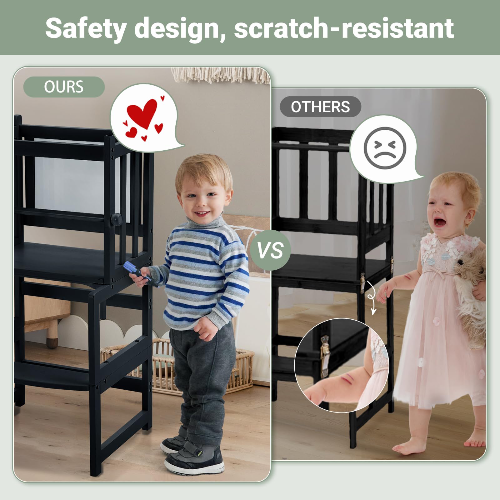 3-in-1 Multifunctional Toddler Standing Tower – Cosyland