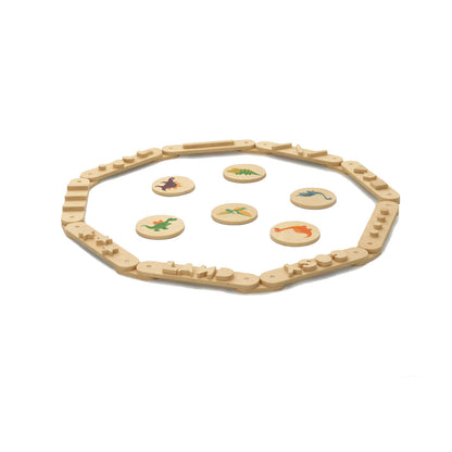 15 PCS Toddler Wooden Balance Beams and Stepping Stones