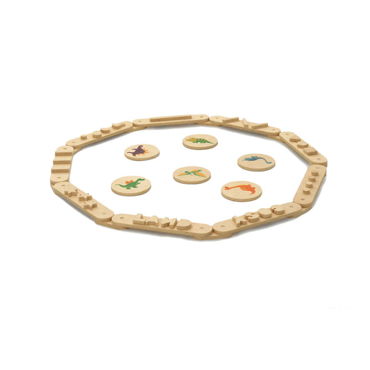 15 PCS Toddler Wooden Balance Beams and Stepping Stones