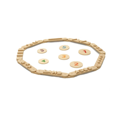 15 PCS Toddler Wooden Balance Beams and Stepping Stones