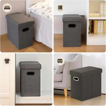 Ottoman with Storage Collapsible Fabric