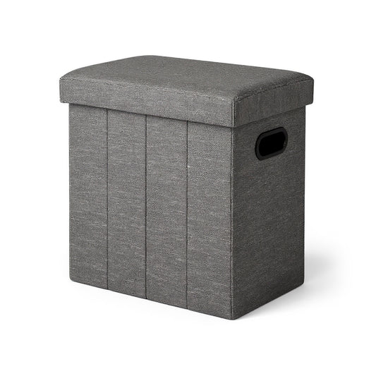 Ottoman with Storage Collapsible Fabric