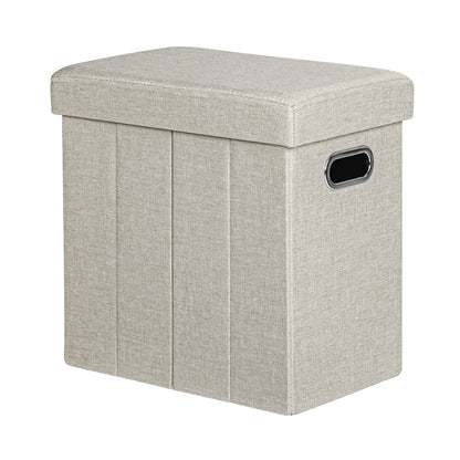 Ottoman with Storage Collapsible Fabric
