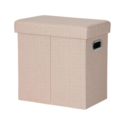 Ottoman with Storage Collapsible Fabric