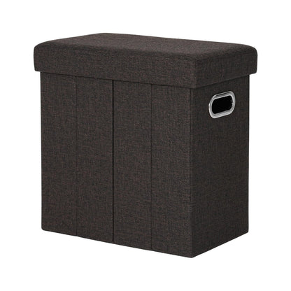 Ottoman with Storage Collapsible Fabric