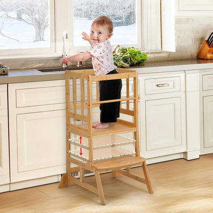 Adjustable Kids Toddler Standing Tower - Standard