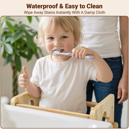 3 Levels Height Adjustable Toddler Standing Tower Paintless