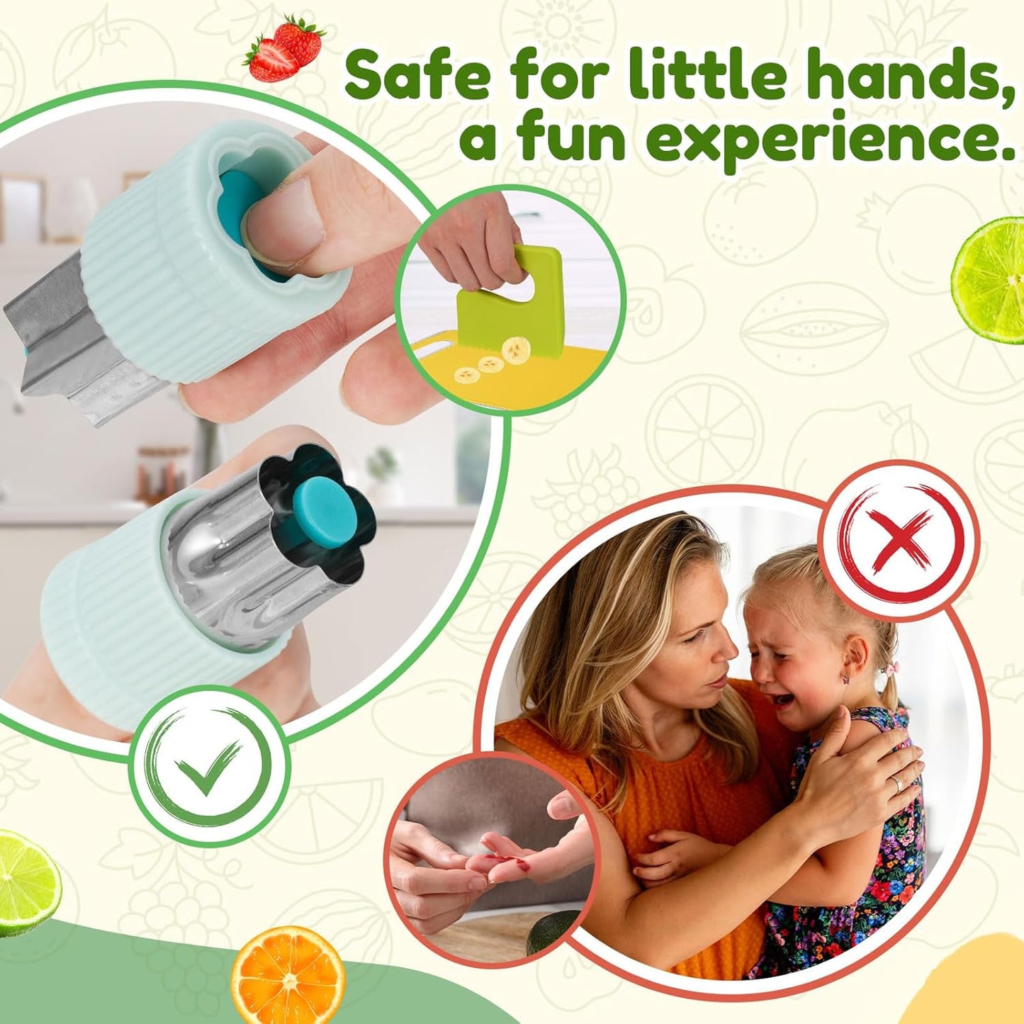 25PCS Kids Safe Kitchen Kit for Real Cooking