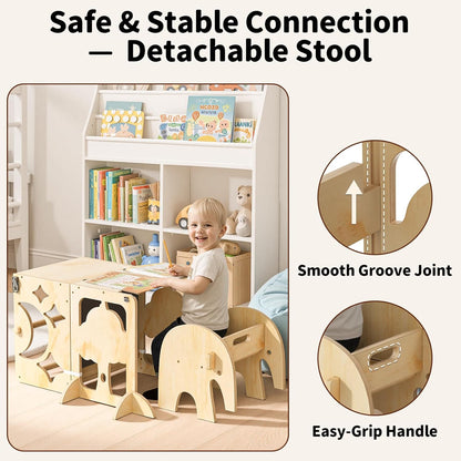 4-in-1 Toddler Kitchen Stool Helper