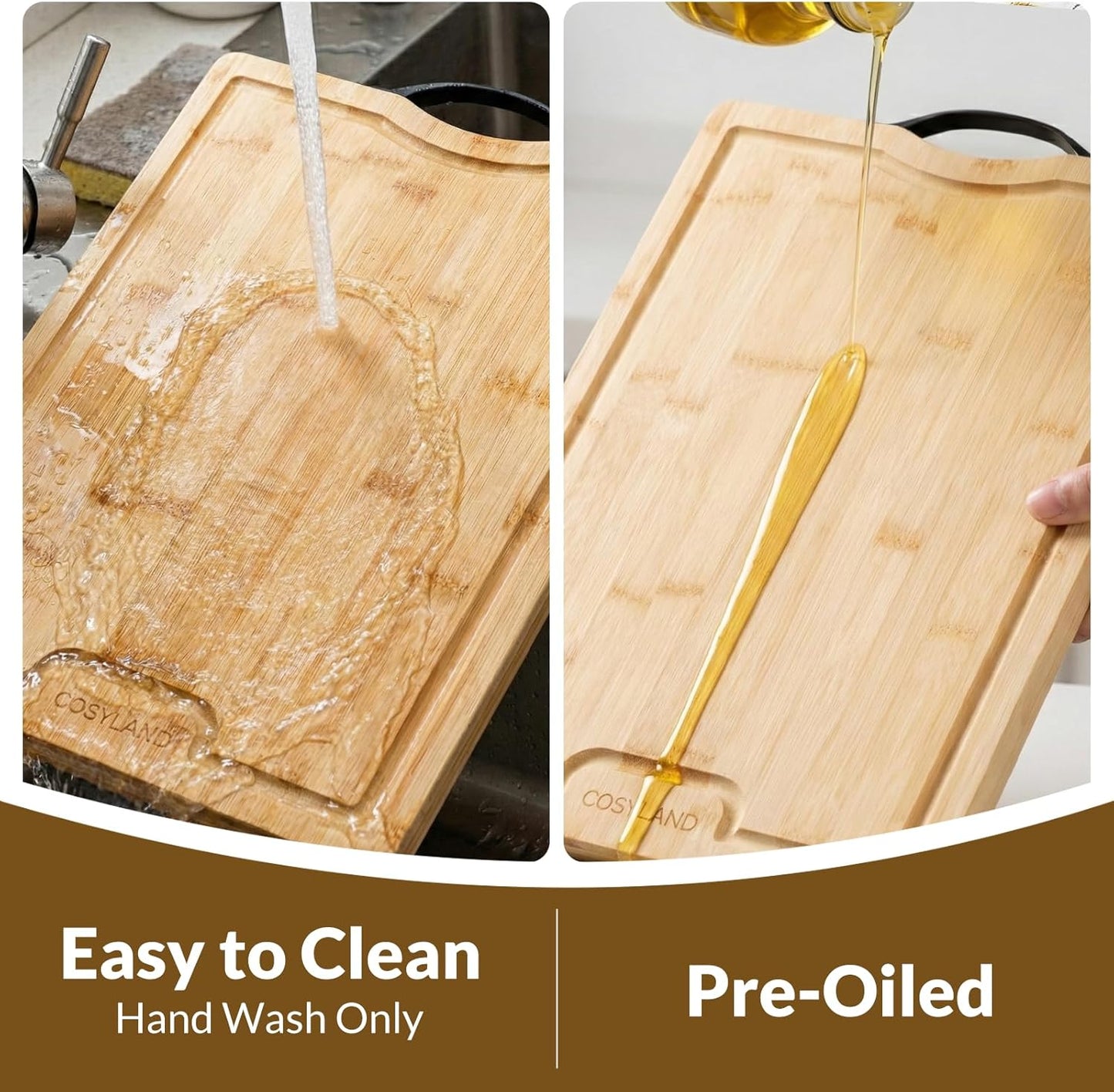 Kitchen Cutting Board - Double-Sided