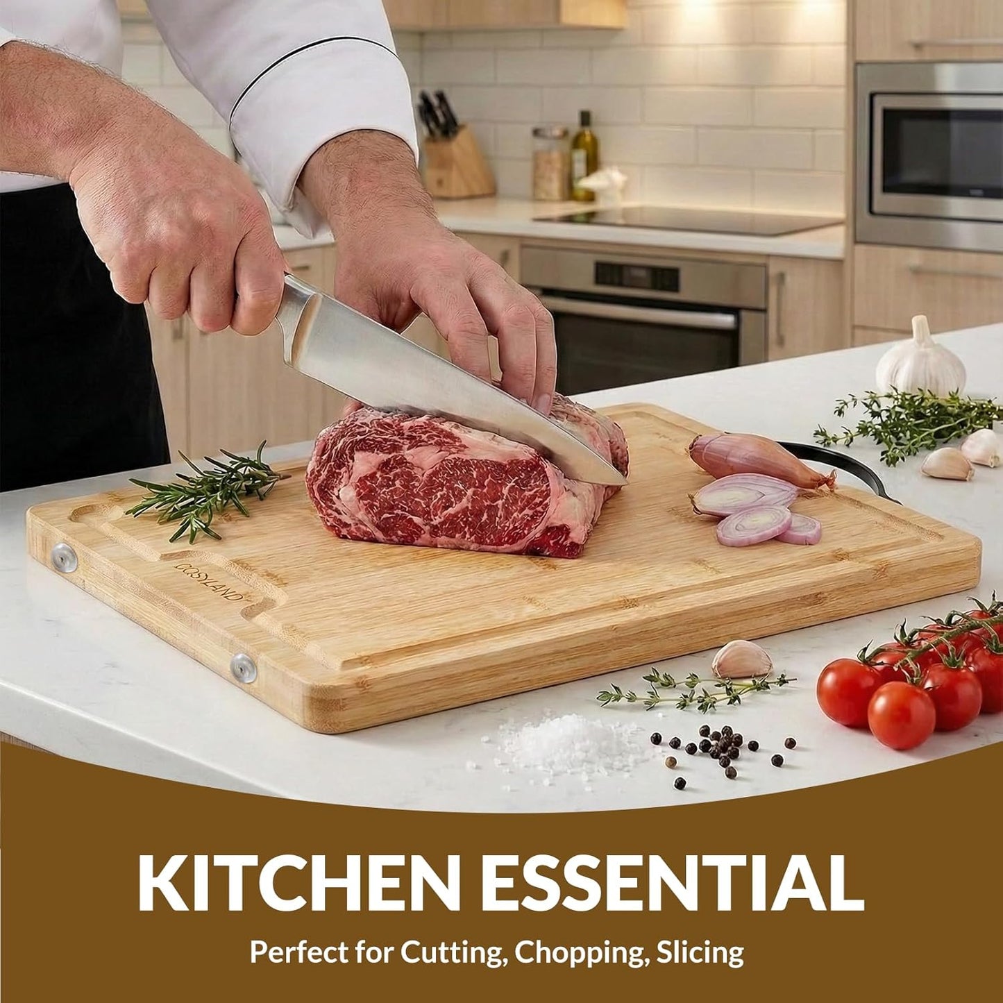 Kitchen Cutting Board - Double-Sided