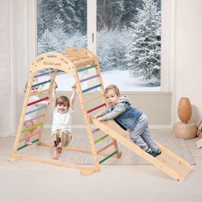 7 in 1 Toddler Climbing Toys Indoor Playground