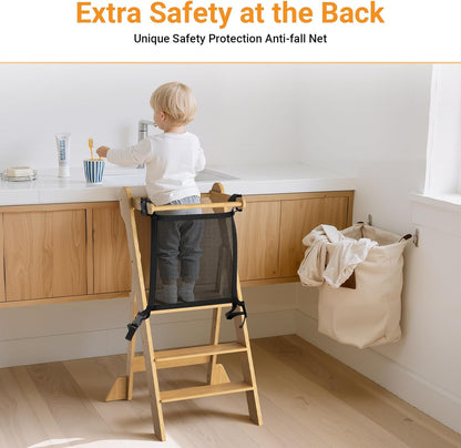 Height Adjustable Toddler Kitchen Standing Tower