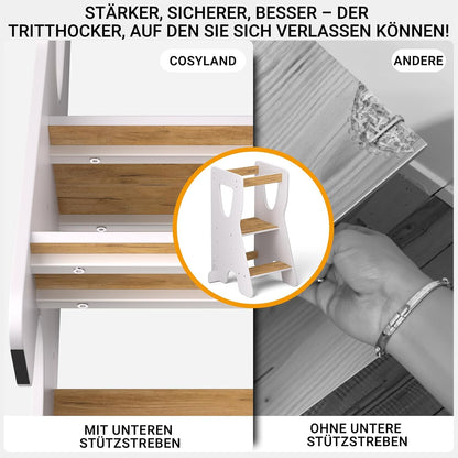 Height-adjustable Learning Tower for ages 1 and up