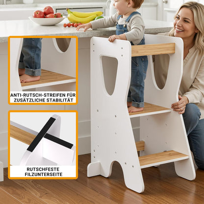 Height-adjustable Learning Tower for ages 1 and up