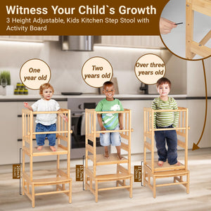 Adjustable Kids Toddler Standing Tower