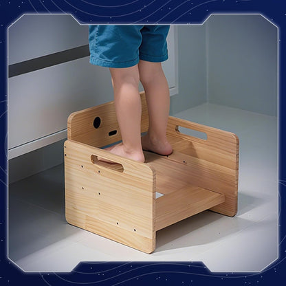 Height Adjustable 2 Step Stool for Kids