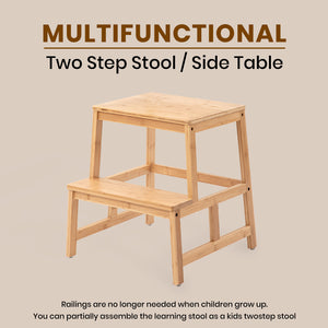 Nursery Kids Kitchen Step Stools with Abacus